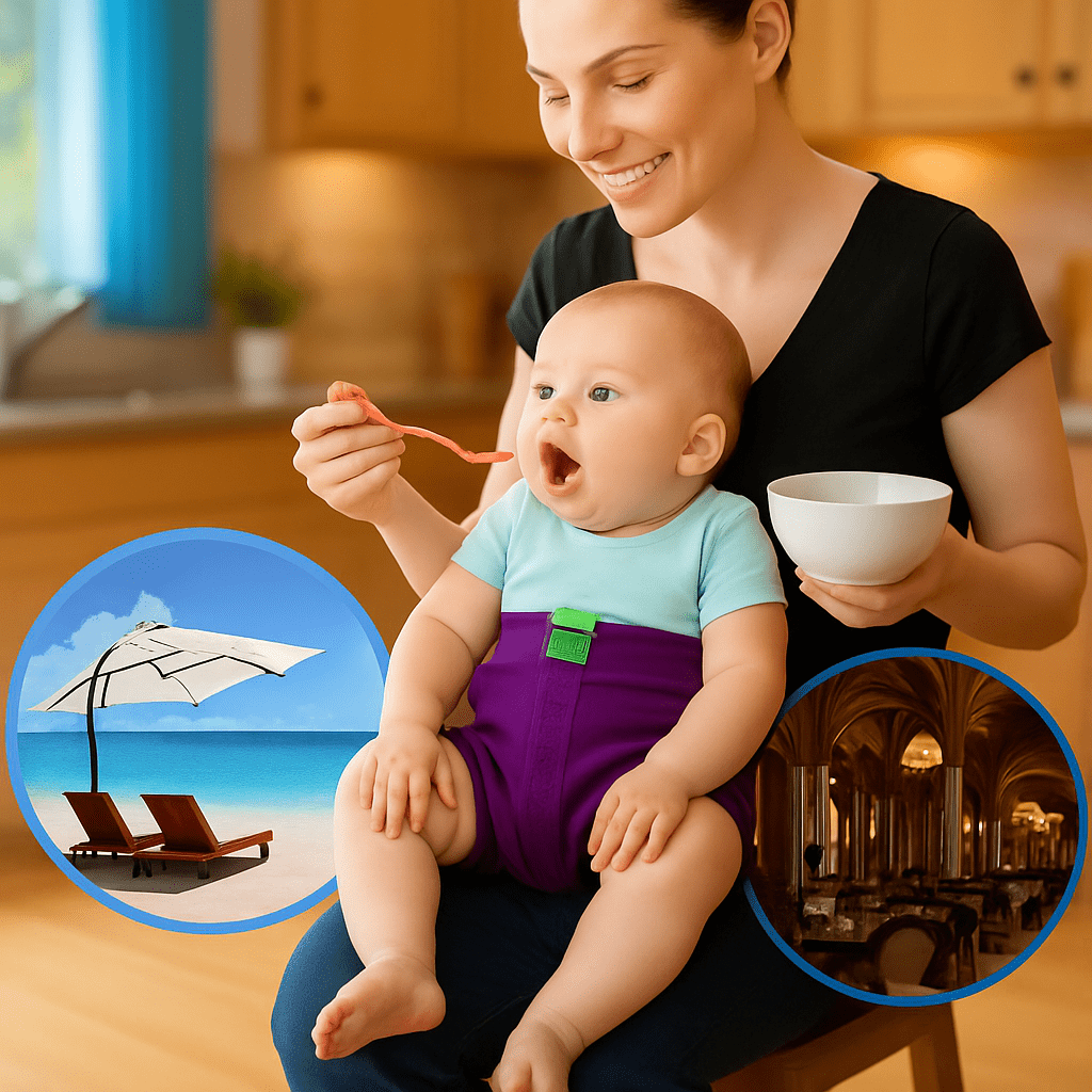 Chaise bebe | portable - Cigogne et bébé