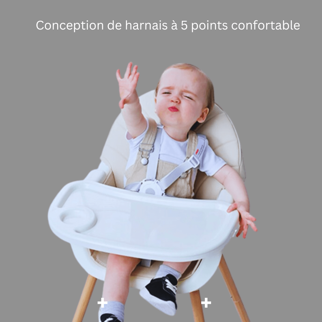Chaise haute pour bébé - Cigogne et bébé