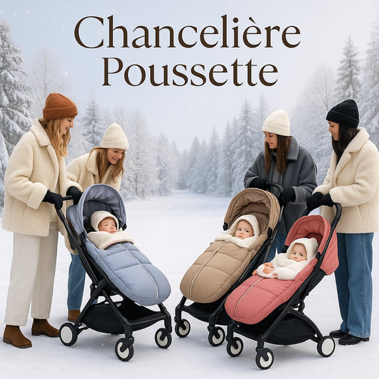 Chancelière | poussette - Cigogne et bébé