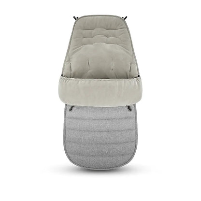 Chancelière poussette grise universelle pour promenade bébé
