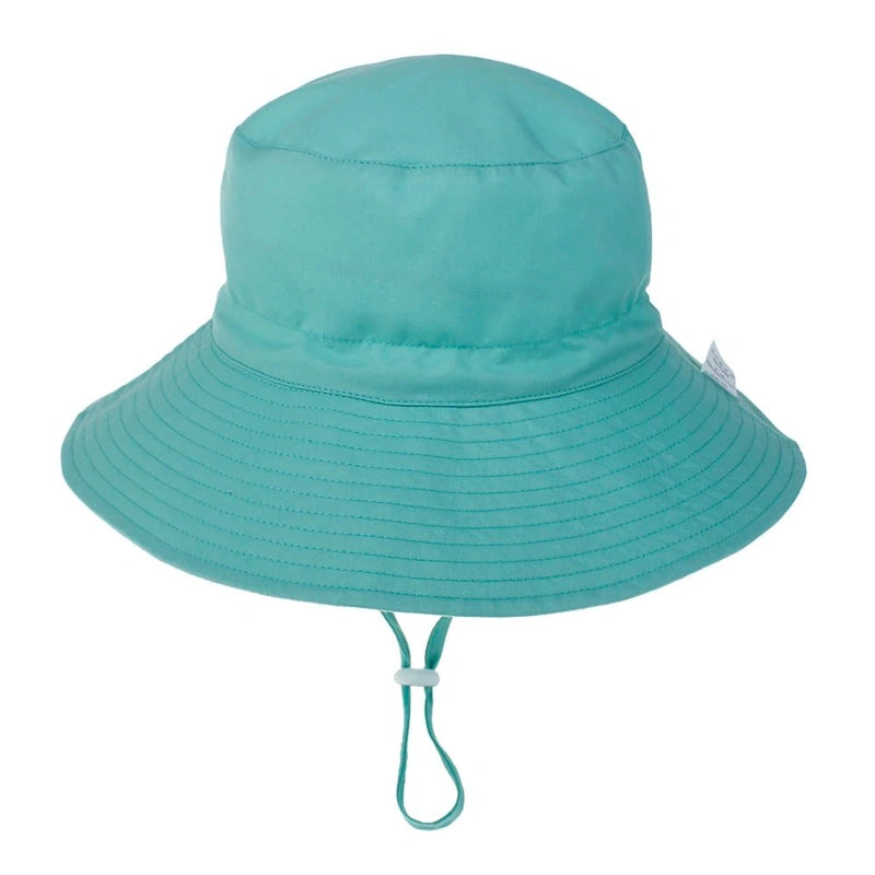 Chapeau bébé turquoise – chapeau léger et ajustable pour l’été