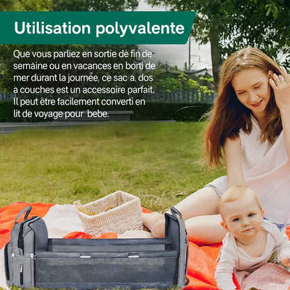 Sac à dos berceau bébé polyvalent pour sorties et voyages