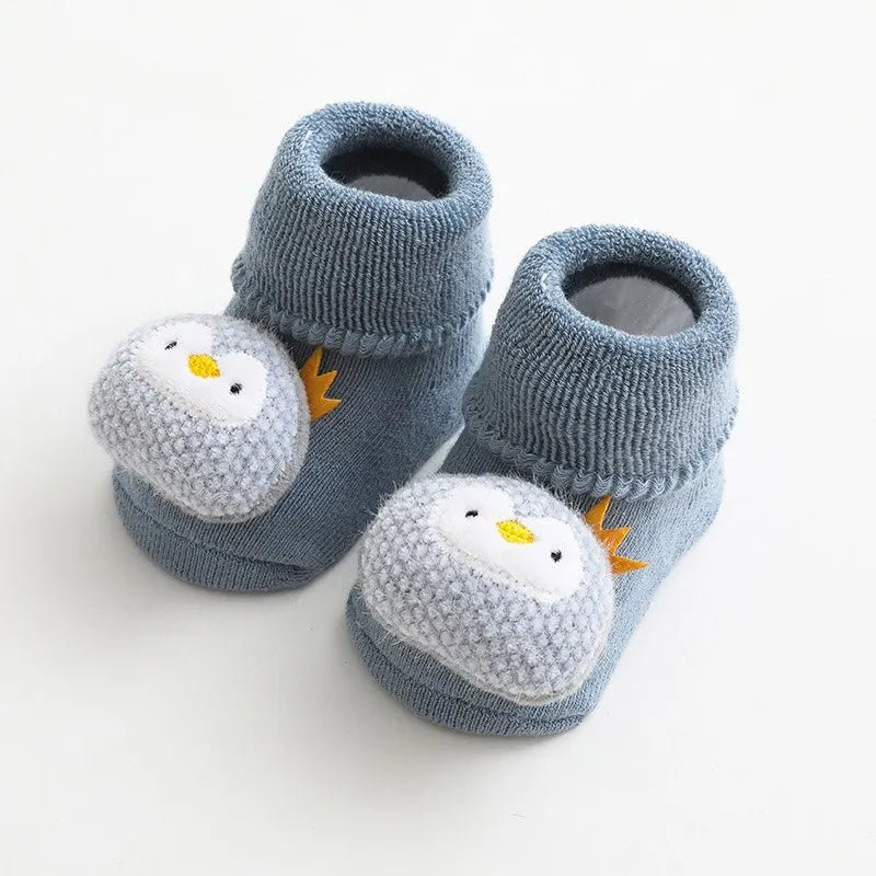 Chaussette bebe - Cigogne et bébé