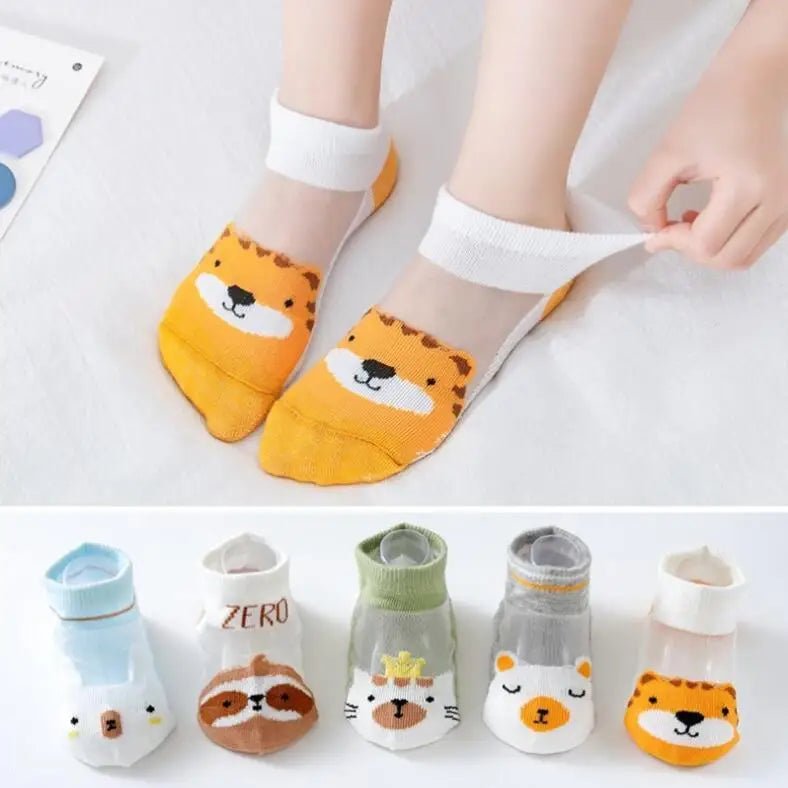 Chaussettes pour bébé - Cigogne et bébé