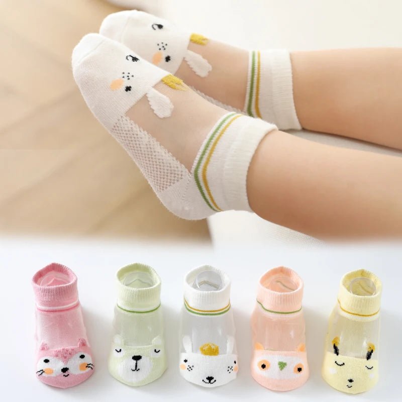 Chaussettes pour bébé - Cigogne et bébé