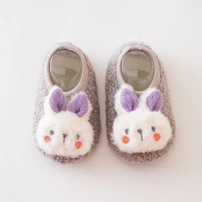 Chausson bebe - Cigogne et bébé
