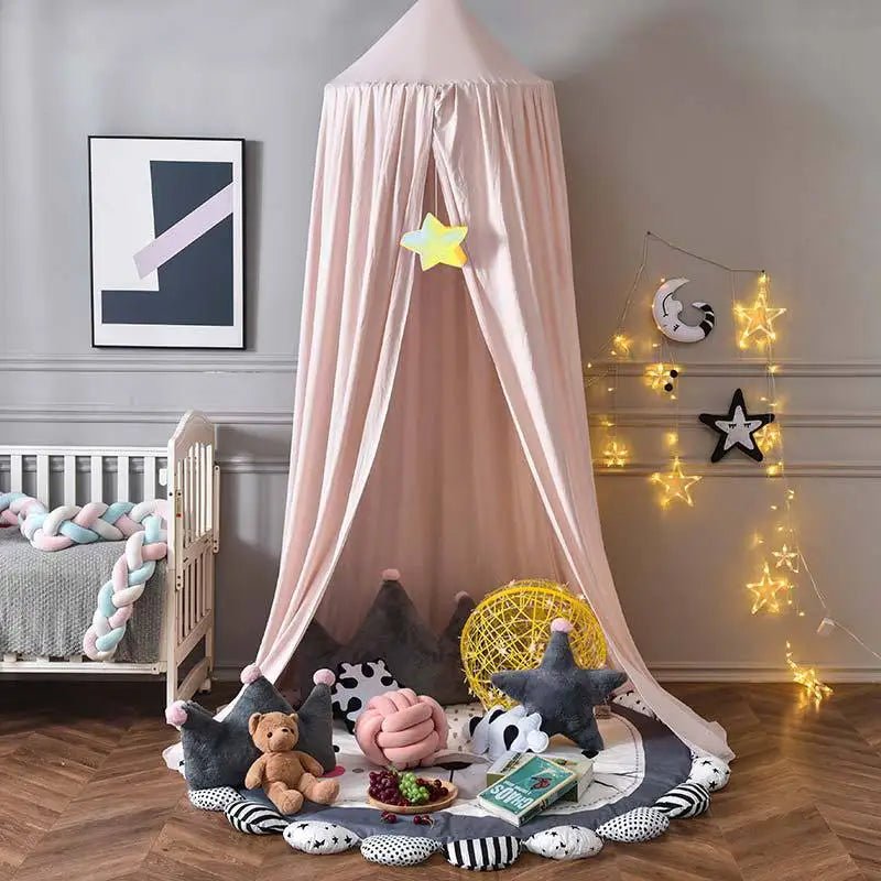 Ciel de lit - Cigogne et bébé