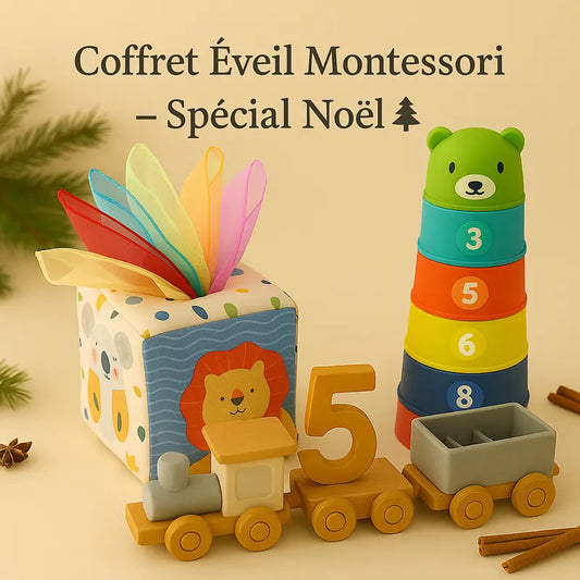 Coffret Éveil Montessori – Spécial Noël 🎄