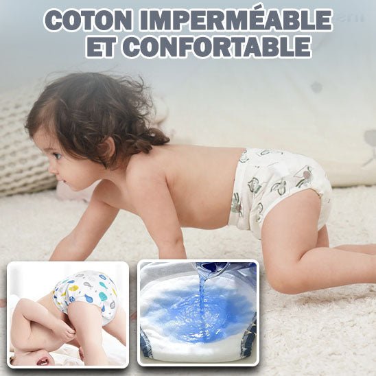 Couches lavables pour bébé - Cigogne et bébé