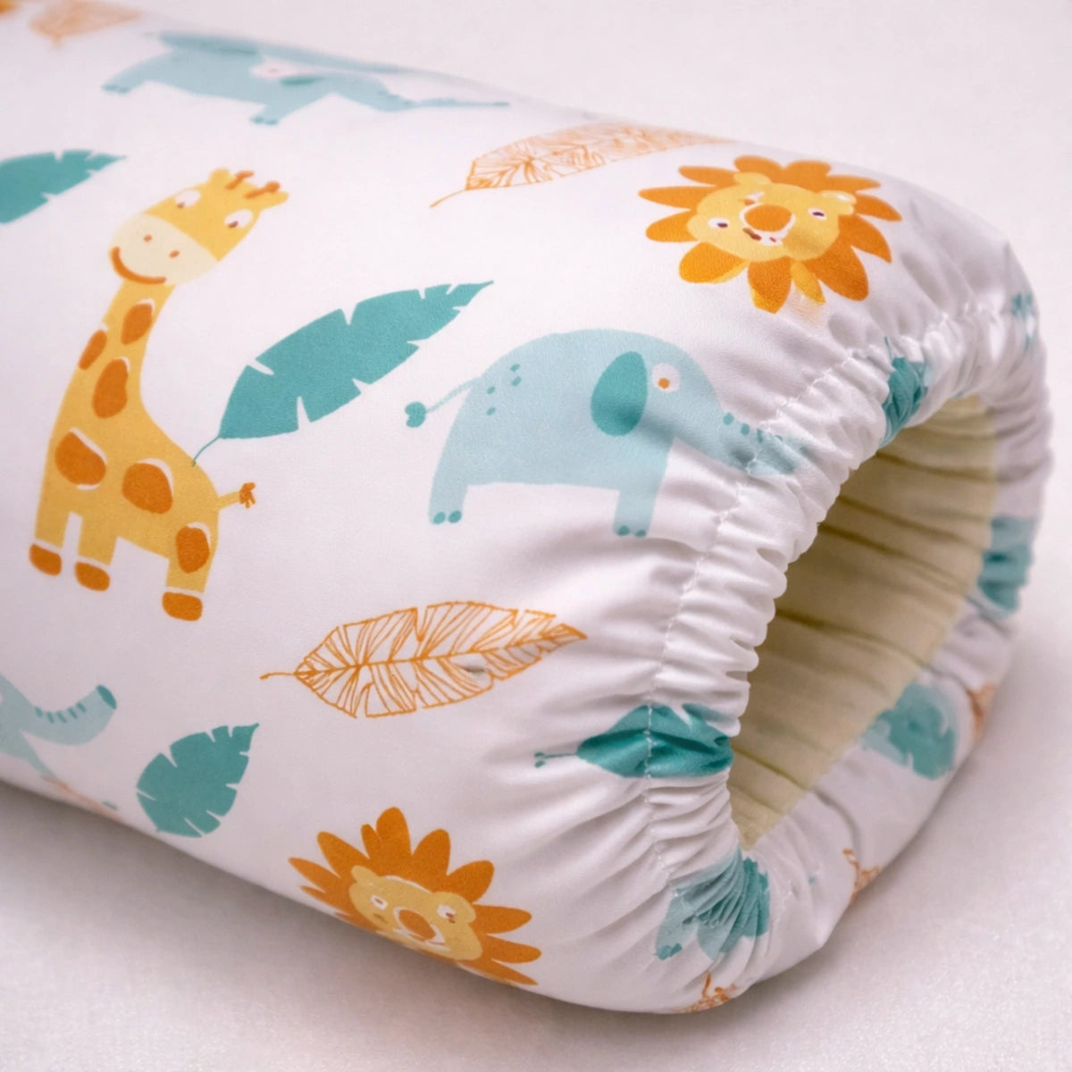 coussin allaitement bras bébé ergonomique coton motif animaux tube soutien tête bébé