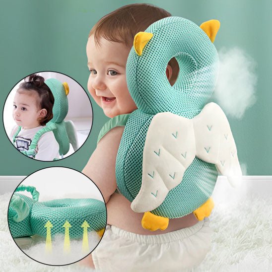 Coussin anti - chute bébé - Cigogne et bébé
