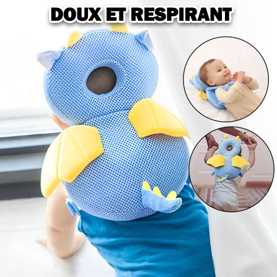 Coussin anti - chute bébé - Cigogne et bébé