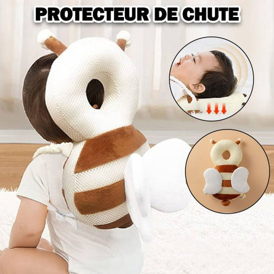 Coussin anti - chute bébé - Cigogne et bébé