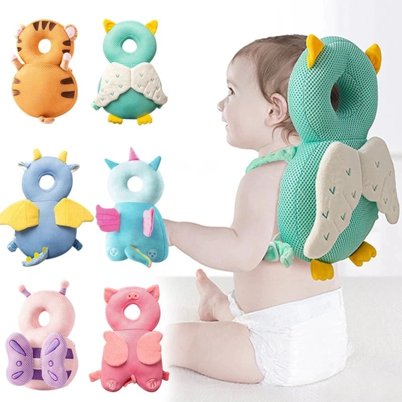 Coussin anti - chute bébé - Cigogne et bébé