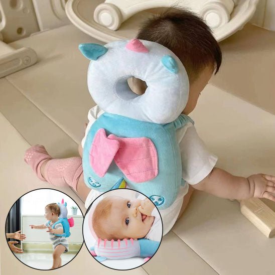 Coussin anti - chute bébé - Cigogne et bébé