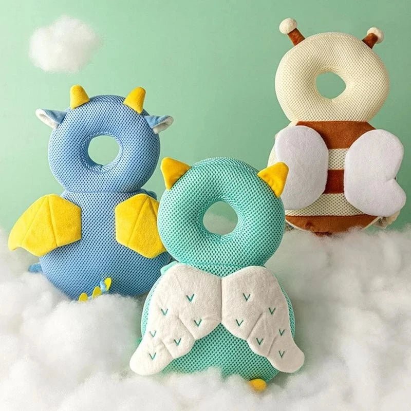 Coussin anti - chute bébé - Cigogne et bébé