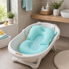 Coussin de bain bébé ergonomique – Support tête et dos sécurisé