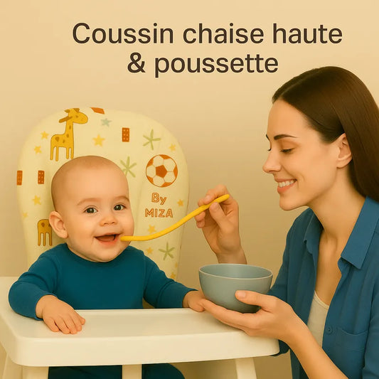 Coussin chaise haute & poussette pour bébé