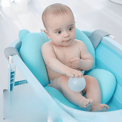 Coussin de bain bébé ! - Cigogne et bébé