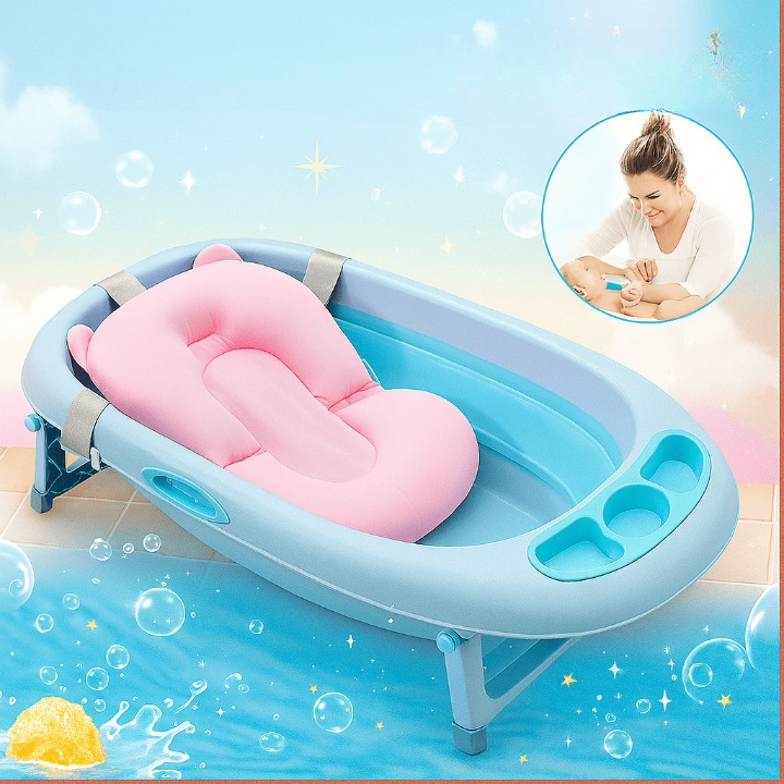 Coussin de bain bébé | Confort sécurisé pour le bain
