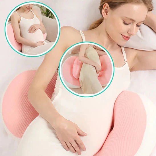 Coussin de grossesse ergonomique – Sommeil réparateur - Cigogne et bébé