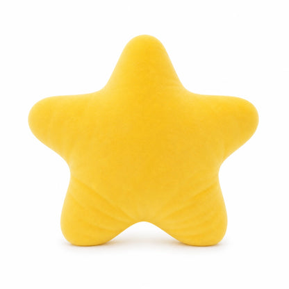 Coussin étoile jaune doux pour bébé décoration chambre enfant moelleux