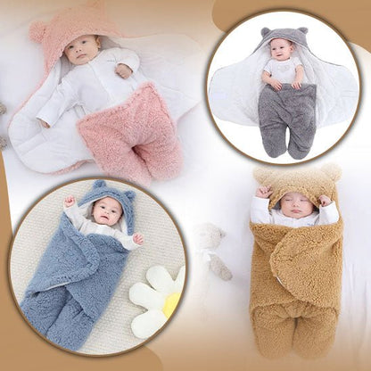 Couvre bébé polaire - Cigogne et bébé
