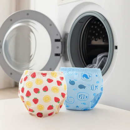 Culottes d’apprentissage bébé en coton imperméable – Lot de 5 lavables