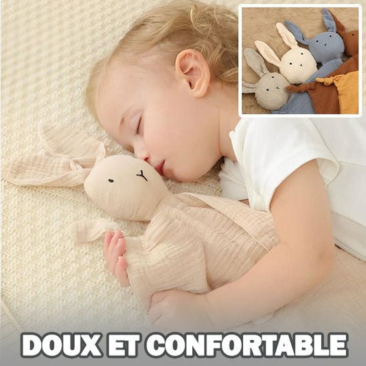 Doudou bébé - Cigogne et bébé