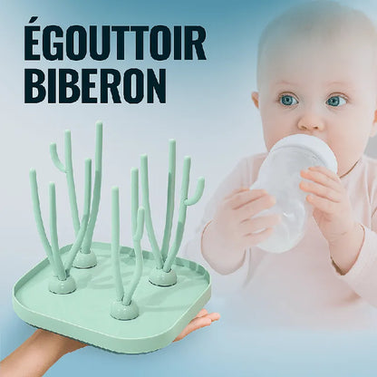 Égouttoir biberon compact pour séchage rapide et organisé