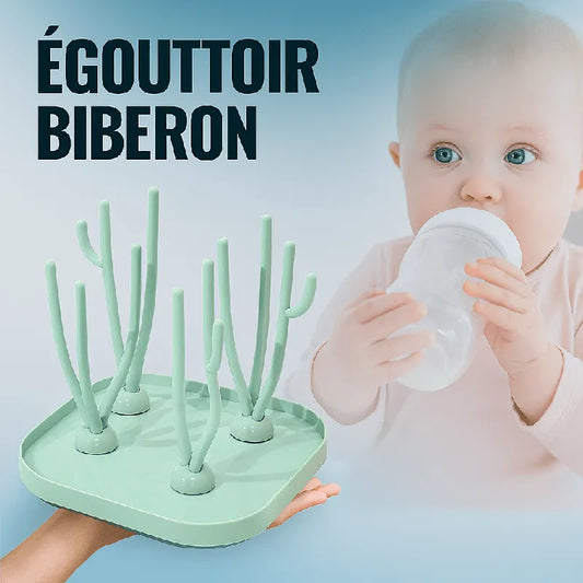 Égouttoir biberon compact pour séchage rapide et organisé
