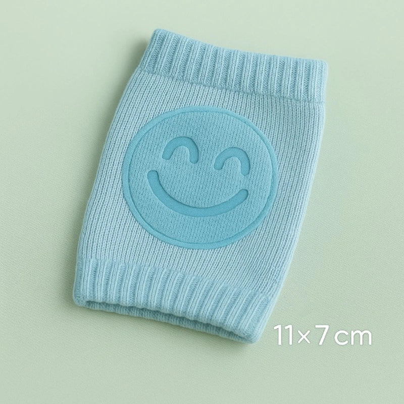 Genouillère bébé bleue antidérapante pour premiers pas en sécurité