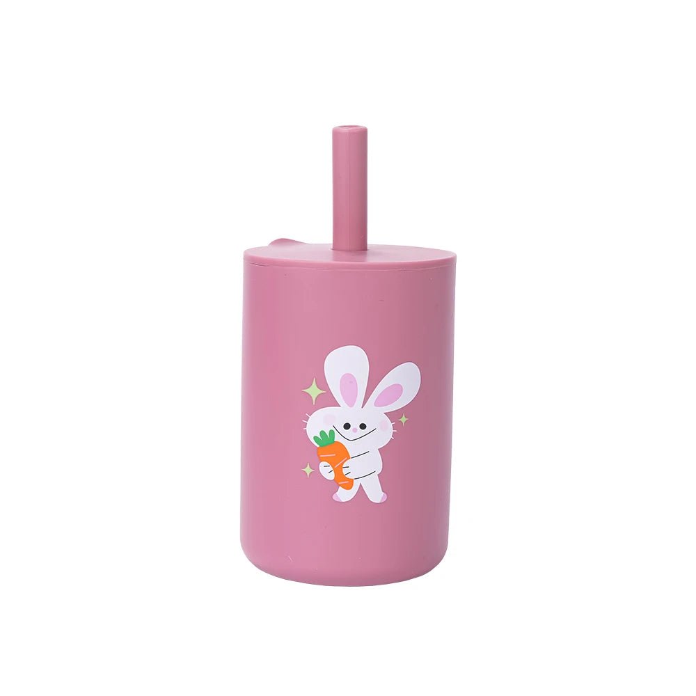Gobelet en silicone pour enfant | Anti - fuite & ergonomique - Cigogne et bébé