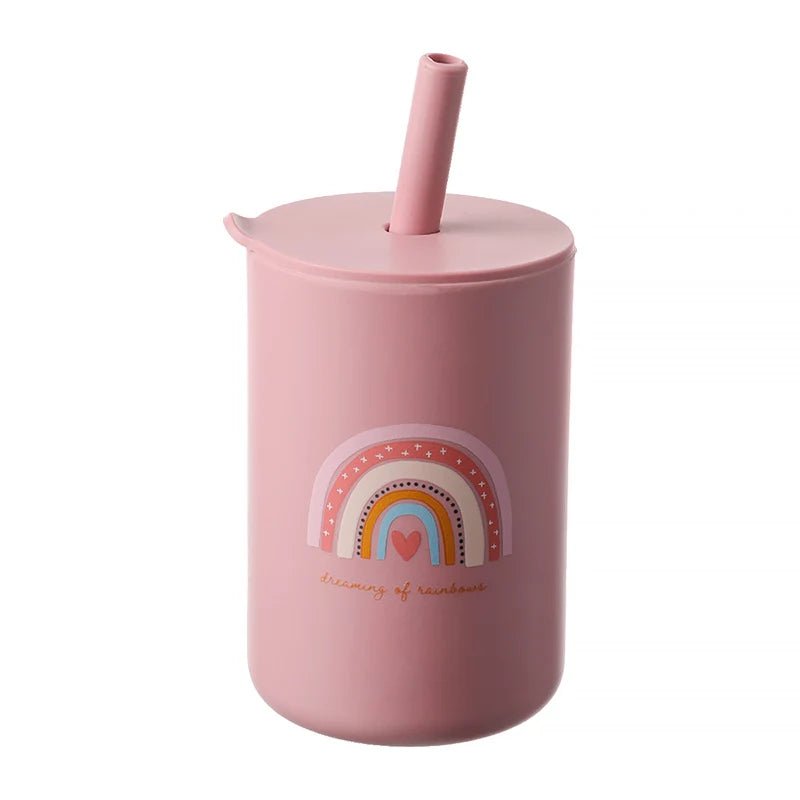 Gobelet en silicone pour enfant | Anti - fuite & ergonomique - Cigogne et bébé
