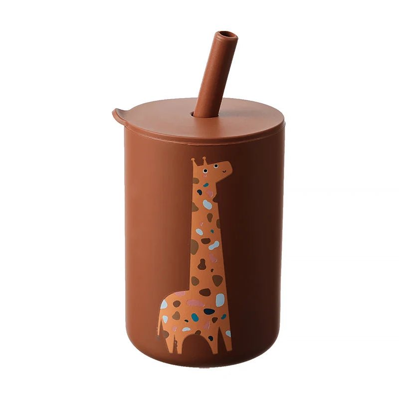 Gobelet en silicone pour enfant | Anti - fuite & ergonomique - Cigogne et bébé