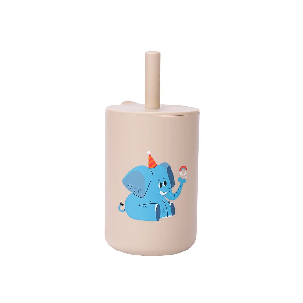 Gobelet en silicone pour enfant | Anti - fuite & ergonomique - Cigogne et bébé