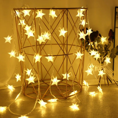Guirlande lumineuse led - Cigogne et bébé