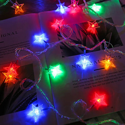 Guirlande lumineuse led - Cigogne et bébé