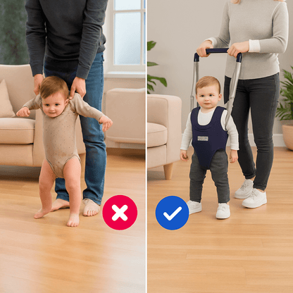 Harnais de marche bébé - Cigogne et bébé