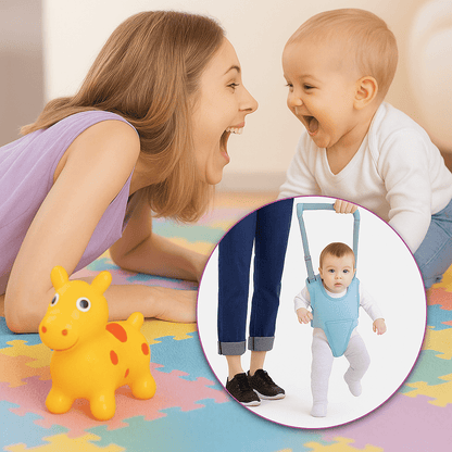 Harnais de marche bébé - Cigogne et bébé
