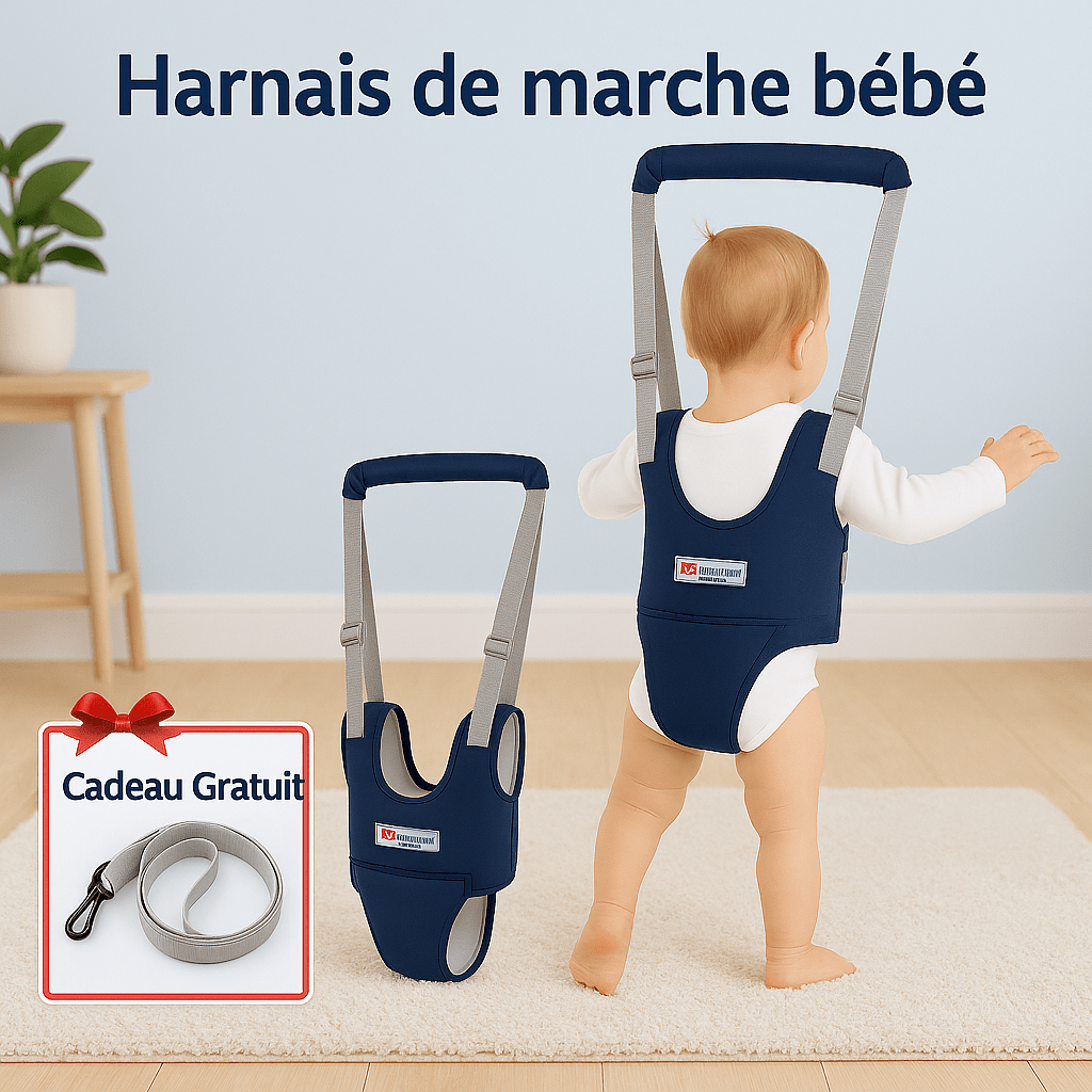 Harnais de marche bébé - Cigogne et bébé