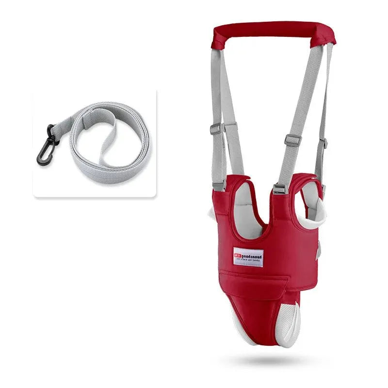Harnais de marche bébé rouge soutien apprentissage enfant