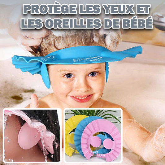 Bonnet de douche souple pour bébé