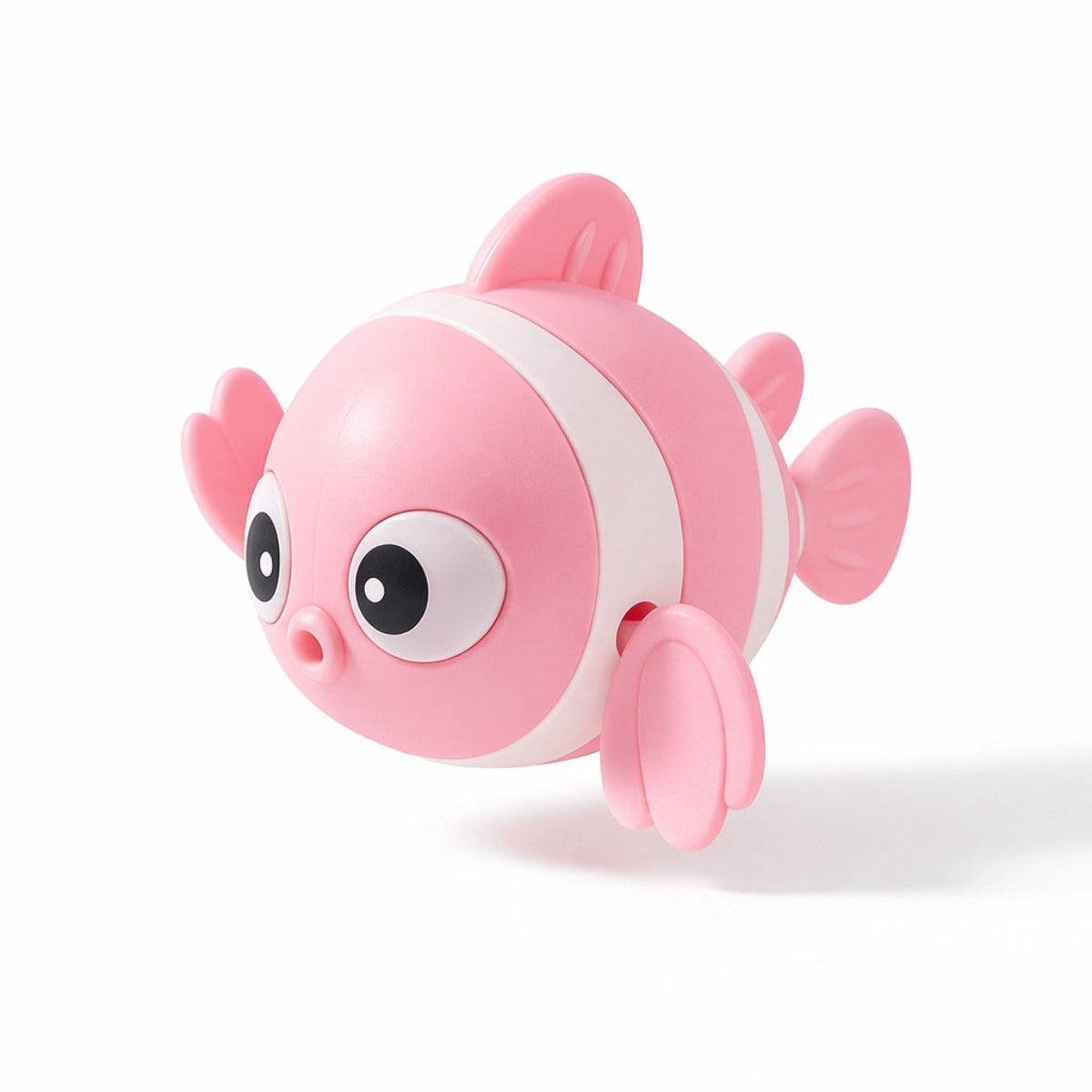 Jouet de bain bébé poisson flottant rose à remonter jouet baignoire enfant sécurisé
