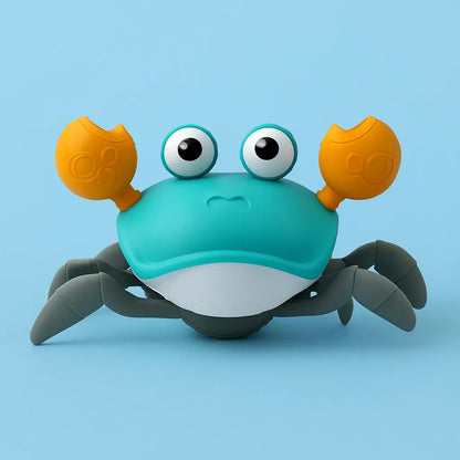 Jouet crabe turquoise 