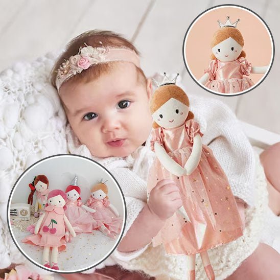 Jouet bebe | doudou - Cigogne et bébé