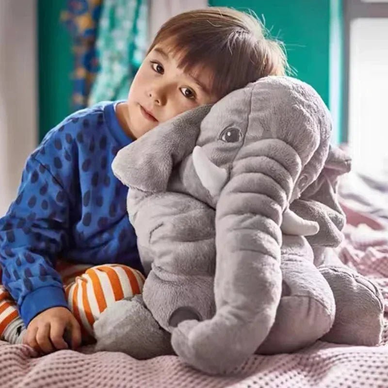 Jouet bebe | peluche éléphant - Cigogne et bébé