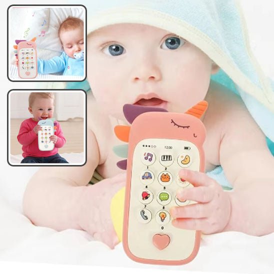 Jouet bebe | téléphone portable - Cigogne et bébé