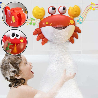 Jouet de bain bébé | crabe à bulles - Cigogne et bébé