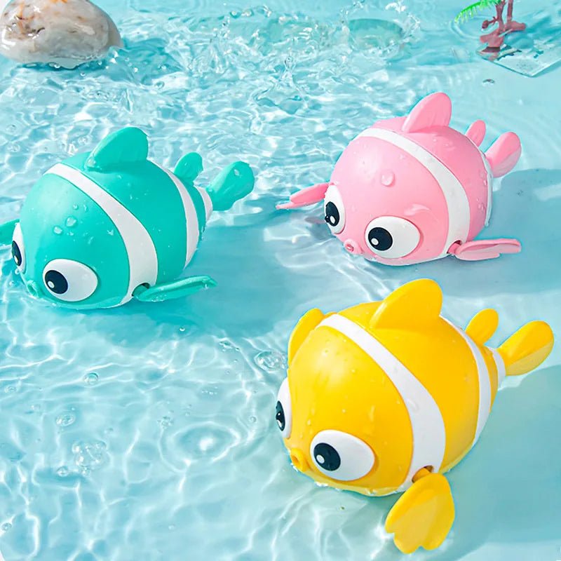 Jouet de bain flottant pour bébé - Cigogne et bébé